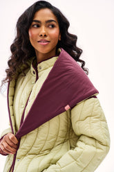 Kurtka z apaszką Green Tea