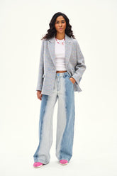 Szerokie spodnie jeansowe Secret Shine