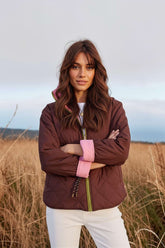 Kurtka dwustronna z kapturem Poppy Double Dare