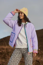 Kurtka dwustronna Poppy Lavender Dream