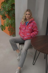 Kurtka z kapturem Snuggle Polar Berries