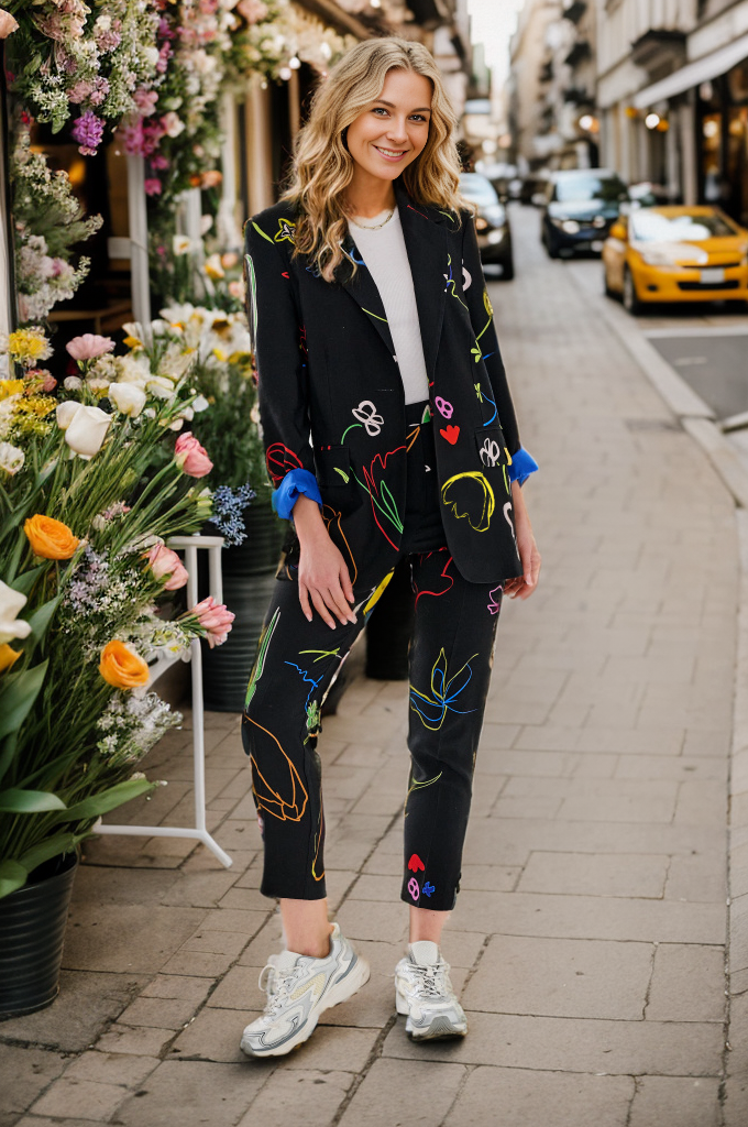 spodnie cygaretki w kolorze czarnym naoko