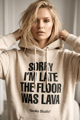 Bluza z kapturem Floor is Lava