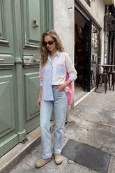 Koszula z łączonych tkanin Fresh Attitude