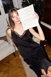 Sukienka midi z koronką Notturna