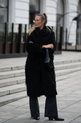 Płaszcz ze sztucznego futerka Astro Muse