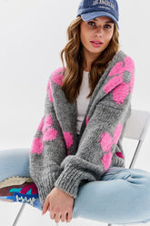 kardigan w kwiaty naoko