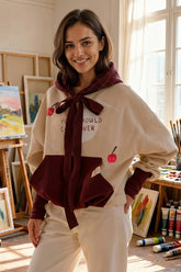 Bluza z wiązaniem Come Over x Kit Agar