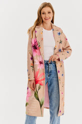 Klasyczny płaszcz Floral Bloom