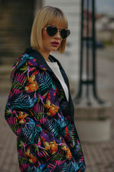 Kurtka dwustronna Violet Geo