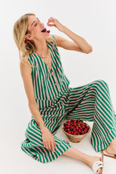 Szerokie spodnie lniane Peppermint