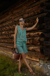 Szorty lniane Peppermint