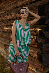 Kamizelka lniana Peppermint