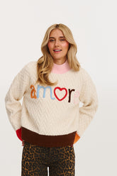 Sweter z golfem Loud Heart