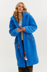 Płaszcz Teddy Puffin Blue