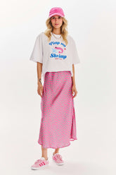 Spódnica midi Thunder Pink