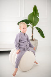 Spodnie z lampasem Cozy Lavender