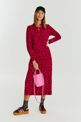 Sukienka dzianinowa Wild Maroon