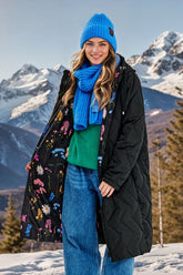 Dwustronny płaszcz zimowy Herbarium