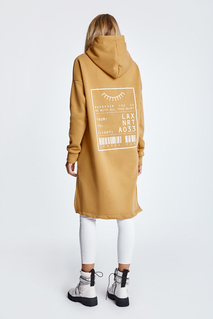 długa bluza z kapturem one way ticket (3)