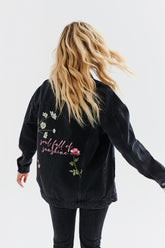 kurtka jeansowa w kolorze czarnym naoko