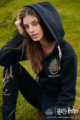 czarne spodnie dresowe harry potter naoko