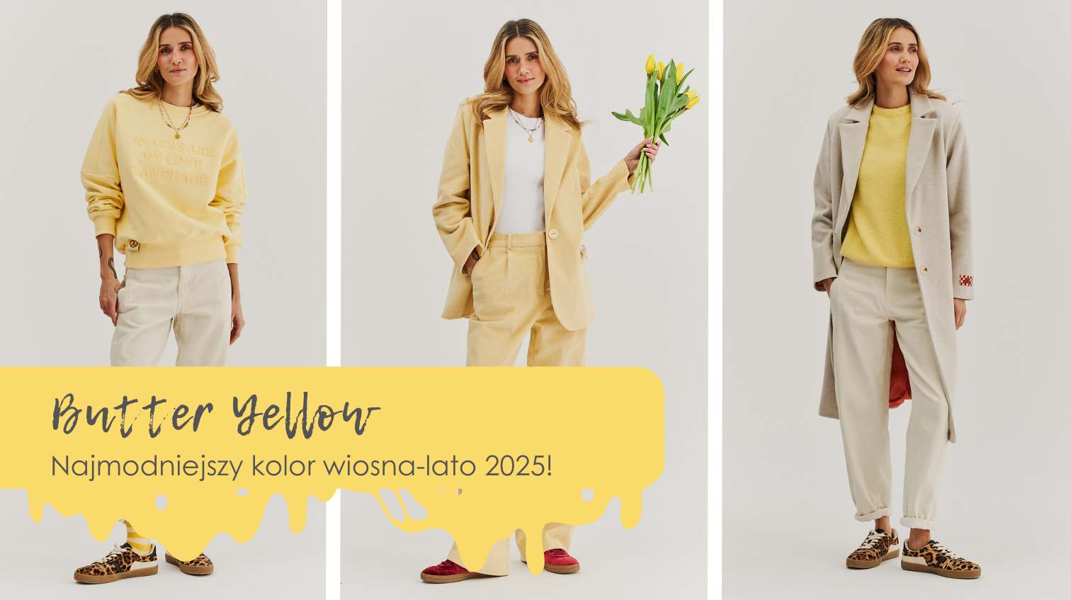 Butter Yellow i trendy kolorystyczne 2025 – jak nosić najmodniejsze kolory roku?