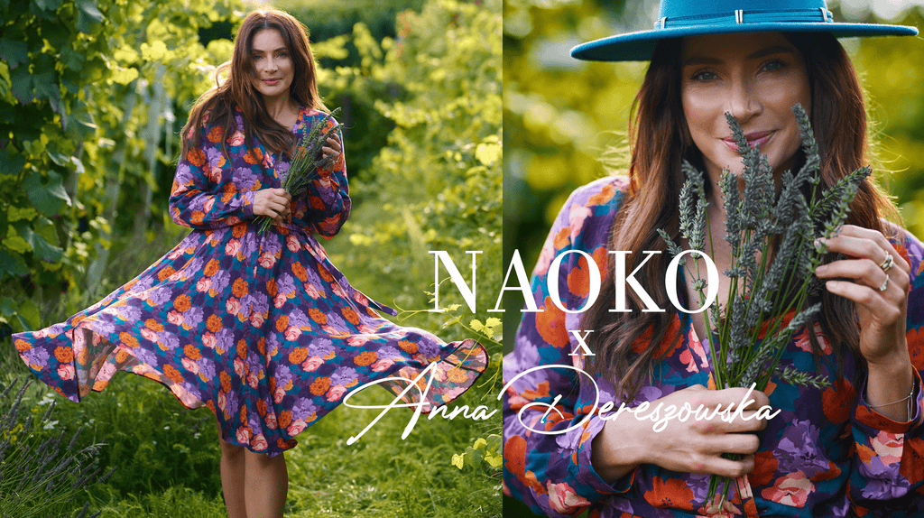 Elegancja w kwiatowym wydaniu - nowa jesienna kolekcja Anna Dereszowska x NAOKO