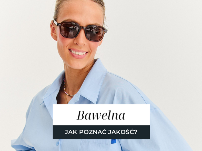 Błękitna bawełniana koszula o gęstym splocie