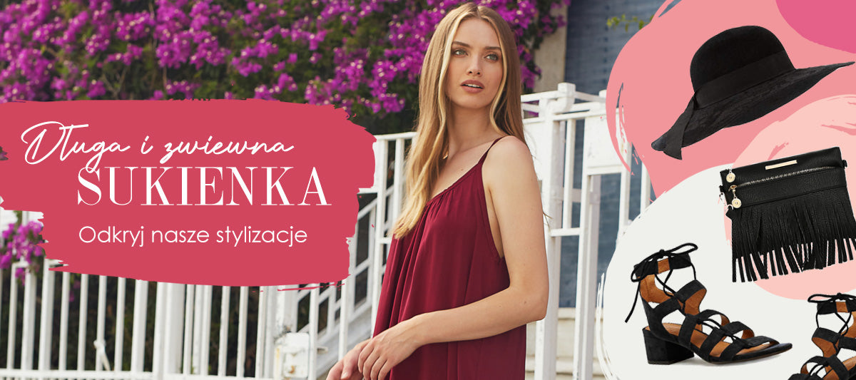 Długa zwiewna sukienka - nasze stylizacje