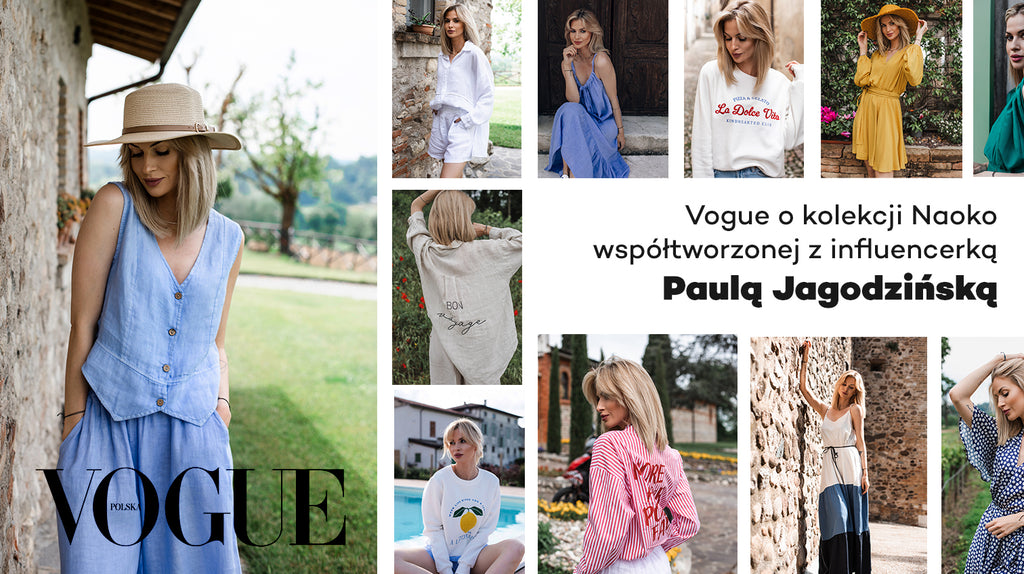 Vogue o kolekcji Naoko współtworzonej z influencerką Paulą Jagodzińską
