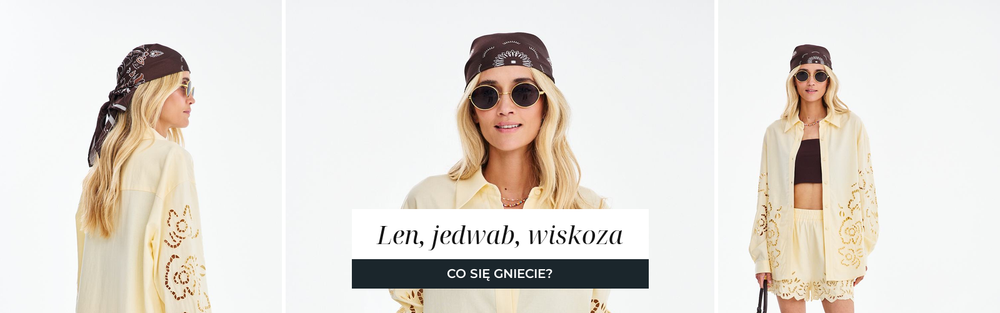 Koszula z lnem w kolorze wanilii, ujęcia studyjne