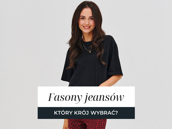 Spodnie jeansowe damskie w prostym kroju