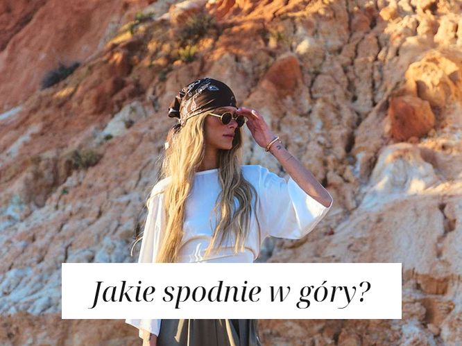 Khaki szerokie spodnie w plenerze, wygodna stylizacja na wyjazd.