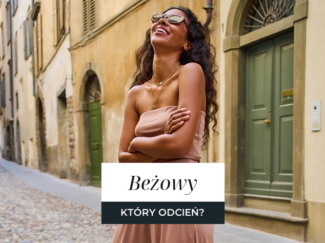 Komplet w piaskowym beżu: top i szerokie spodnie