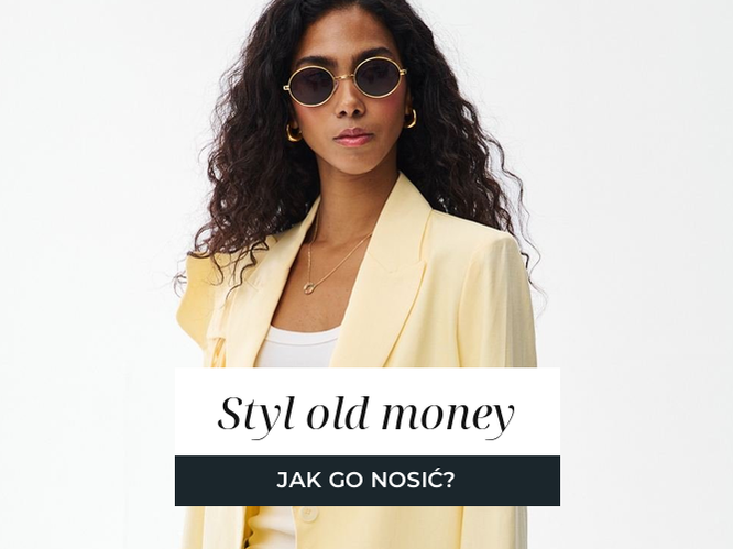 Kobieta w klasycznej marynarce w stylu old money, dyskretna elegancja.