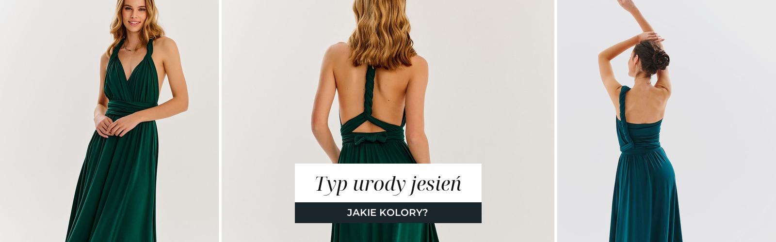 Kobieta o jesiennym typie urody w ciepłych odcieniach ziemi.