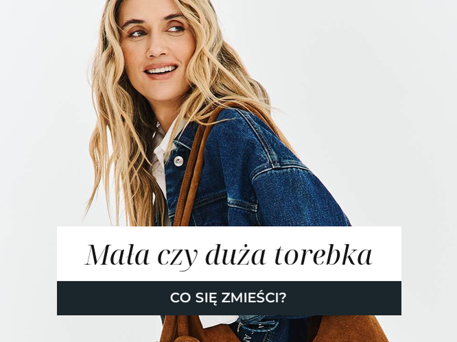 Duża zamszowa torba noszona na ramieniu