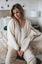 Sweter moherowy Ivory Echo
