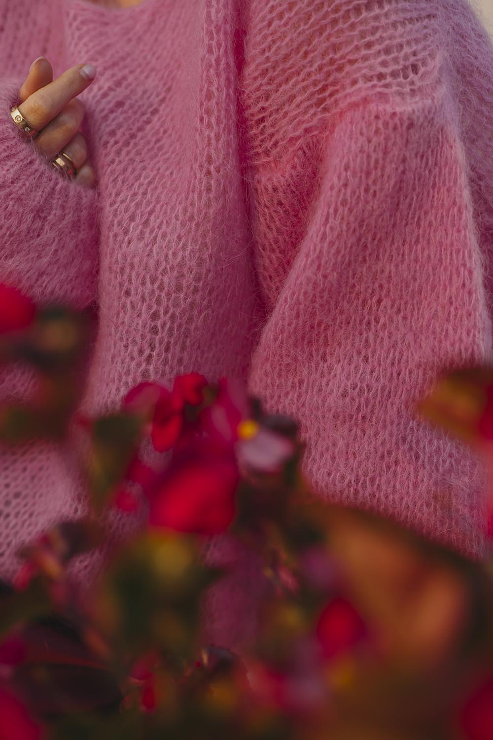 Sweter moherowy Bubblegum