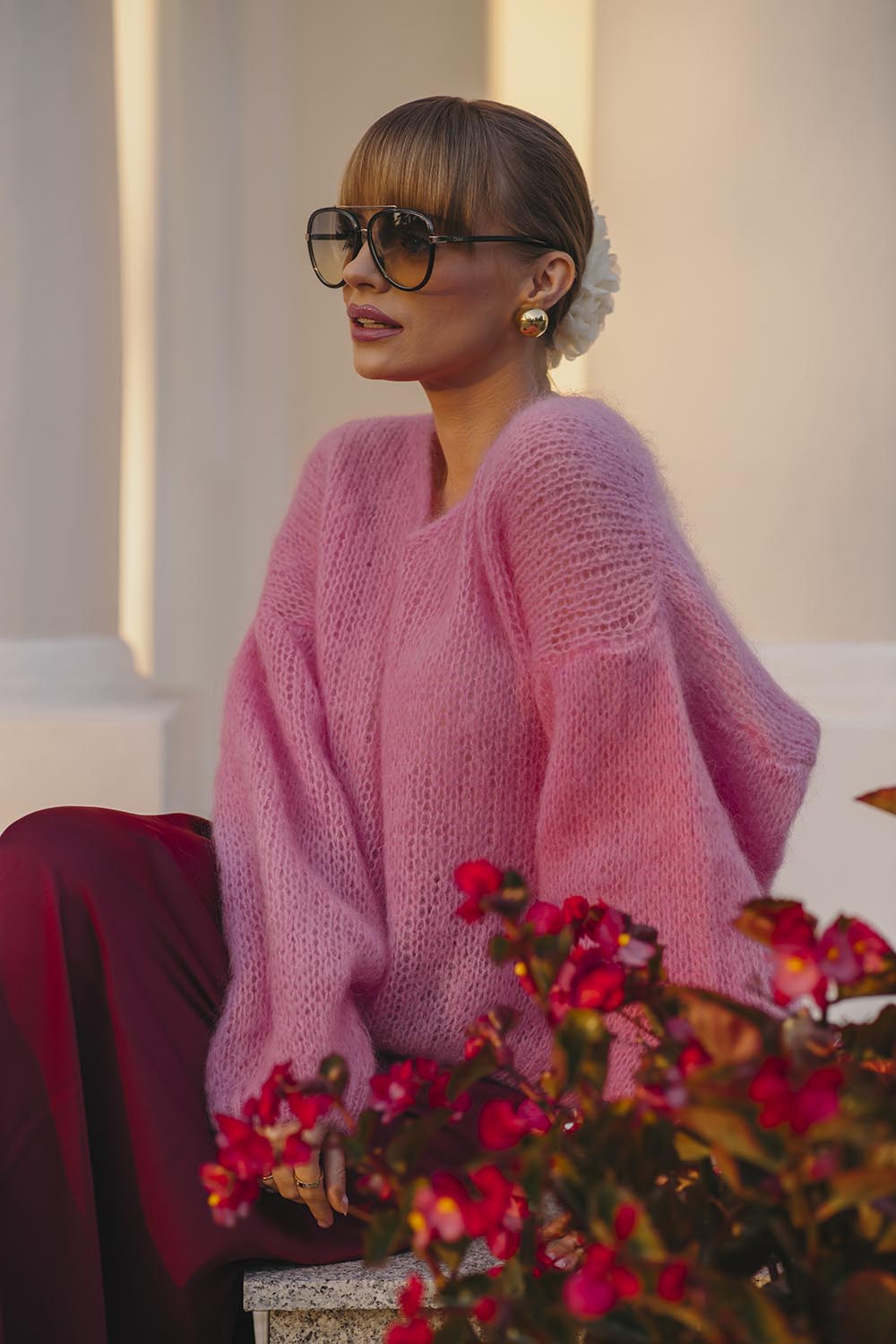 Sweter moherowy Bubblegum