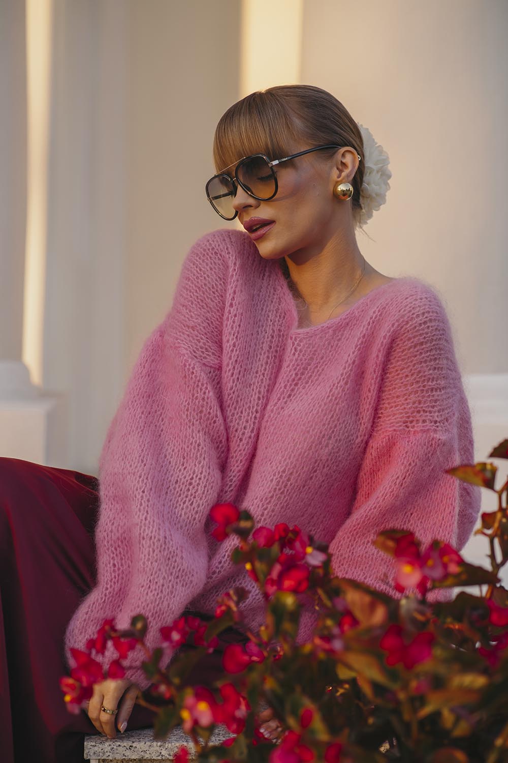 Sweter moherowy Bubblegum