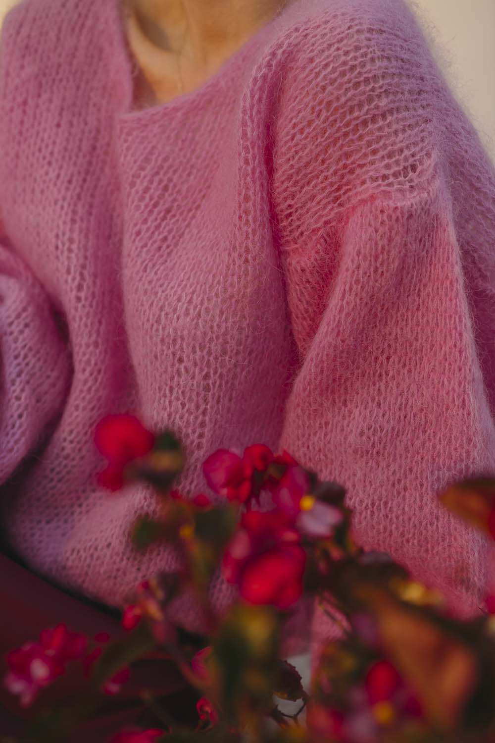 Sweter moherowy Bubblegum