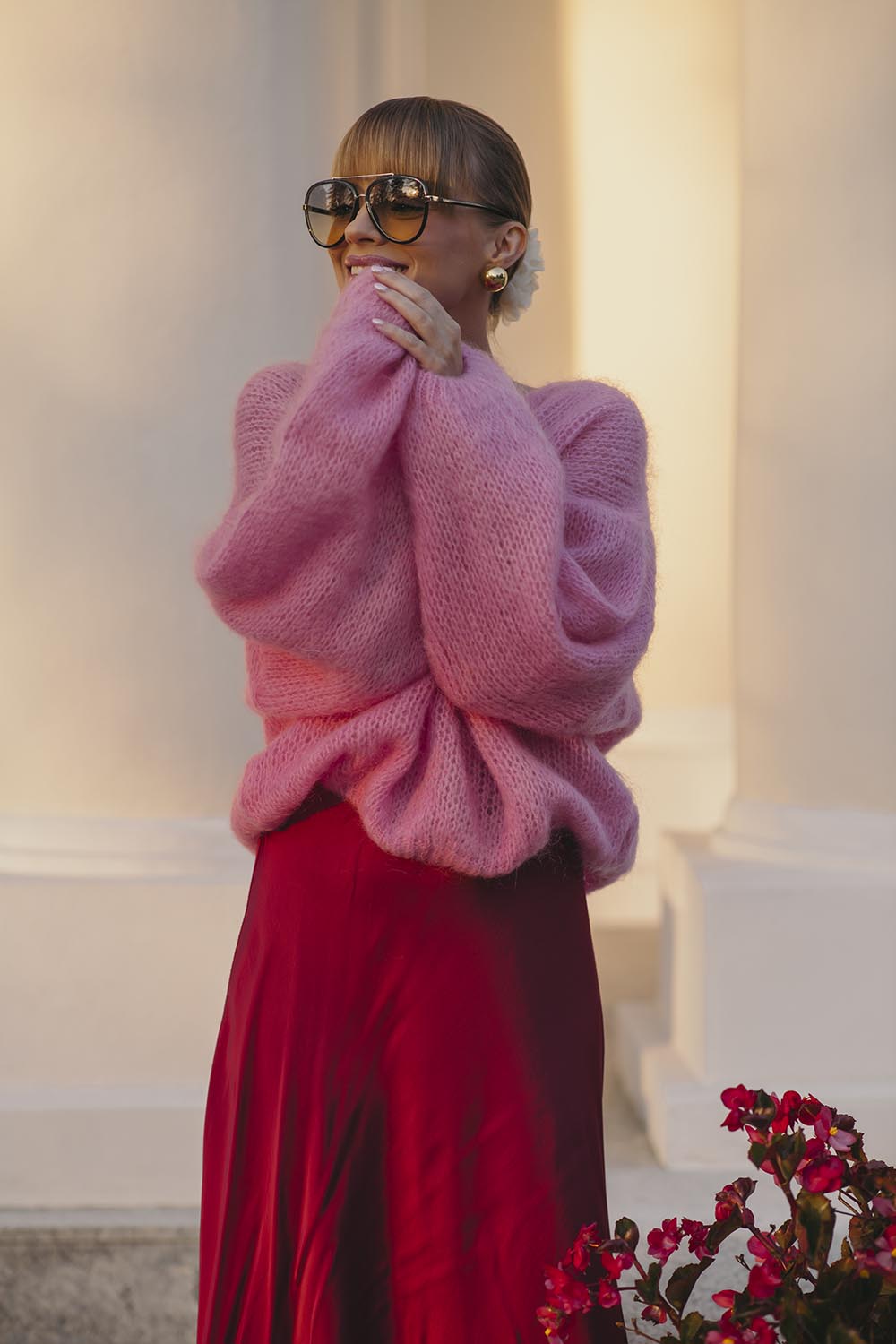 Sweter moherowy Bubblegum
