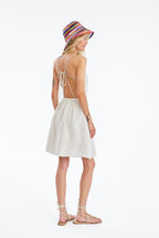 Sukienka lniana mini Bright Waters