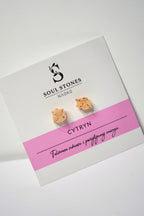 Kolczyki Soul Stones Citrine