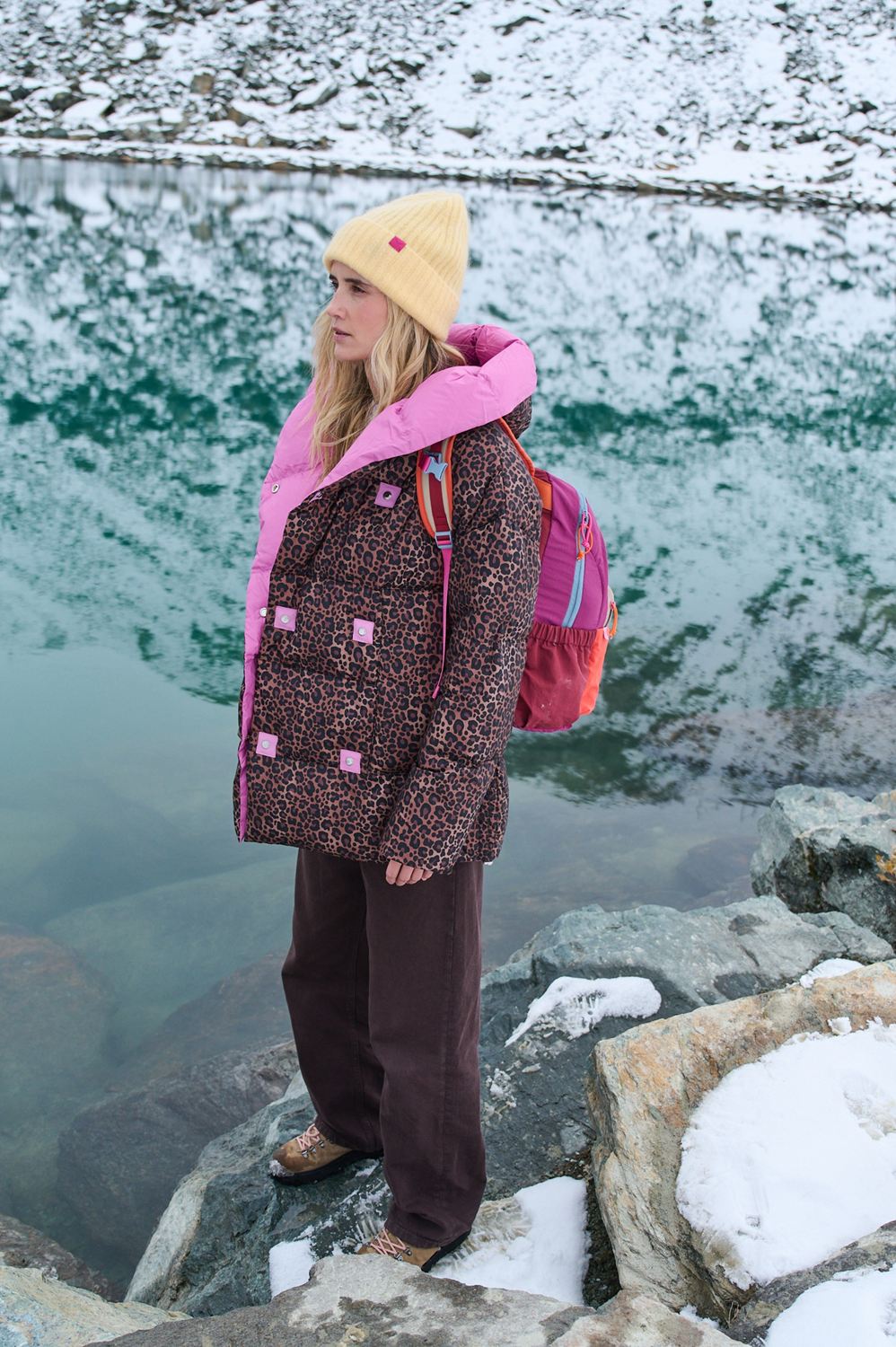 Dwustronna kurtka zimowa Alaska Pink Panther