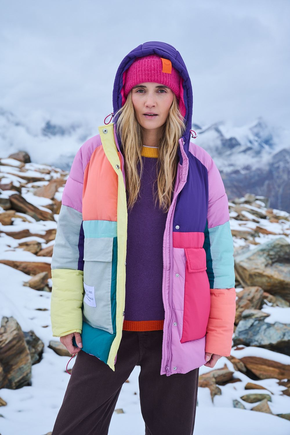 Kurtka zimowa Tromso Colorblock