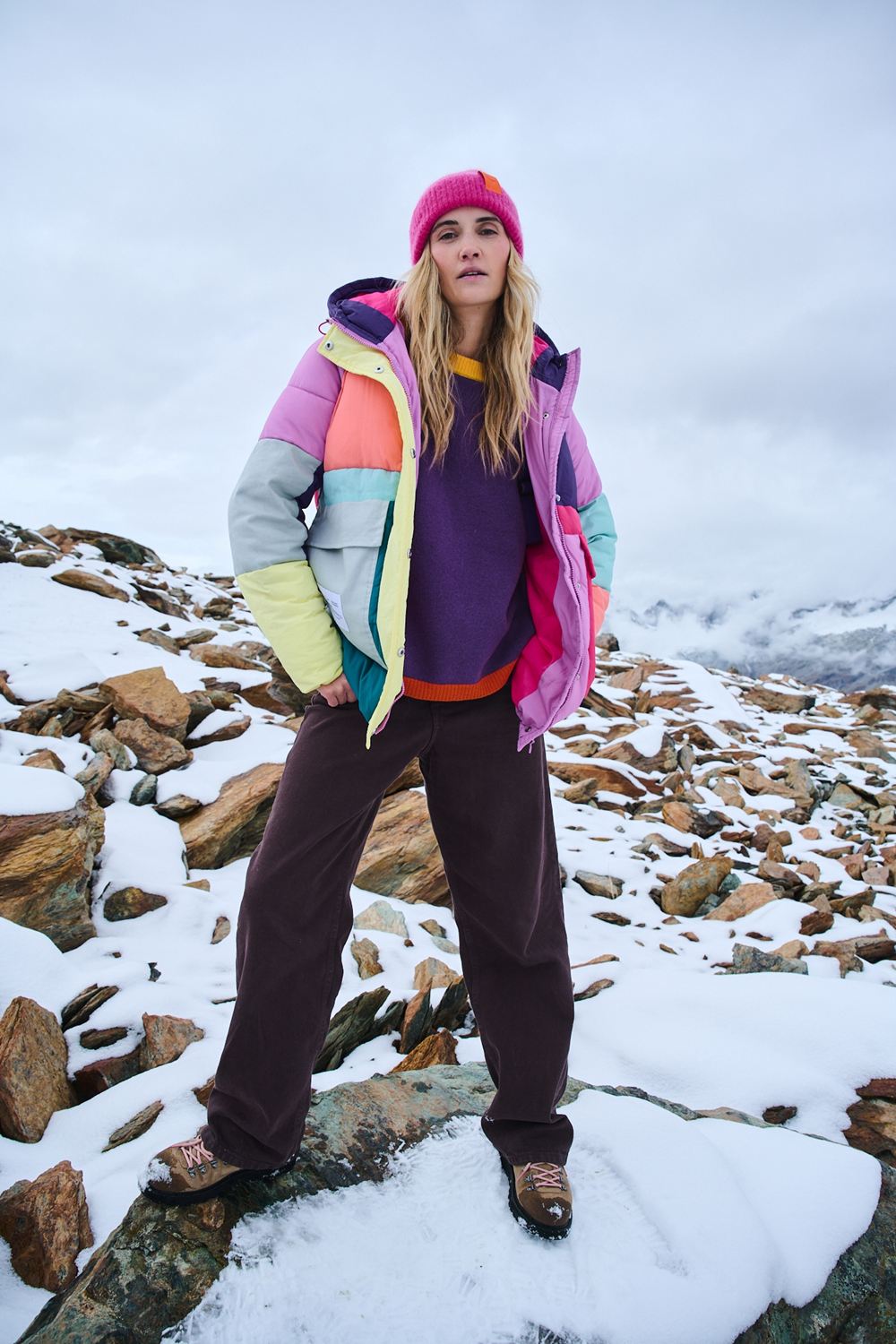 Kurtka zimowa Tromso Colorblock