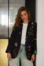 Marynarka oversize Botanical
